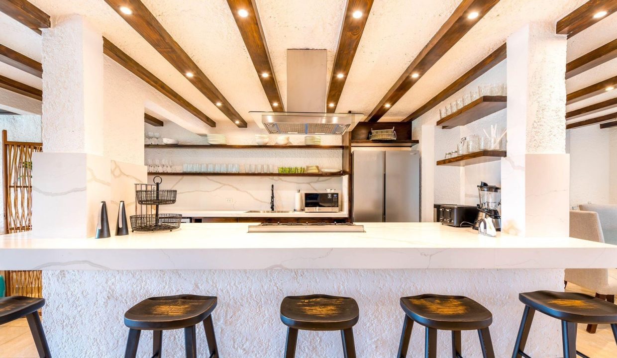 Inviting dining area with natural light