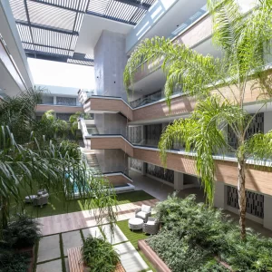 modern apartment garden pool punta cana