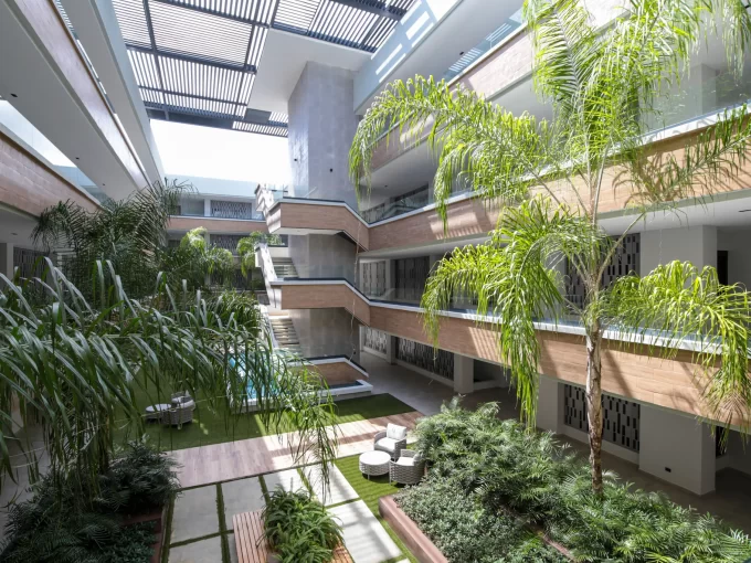 modern apartment garden pool punta cana